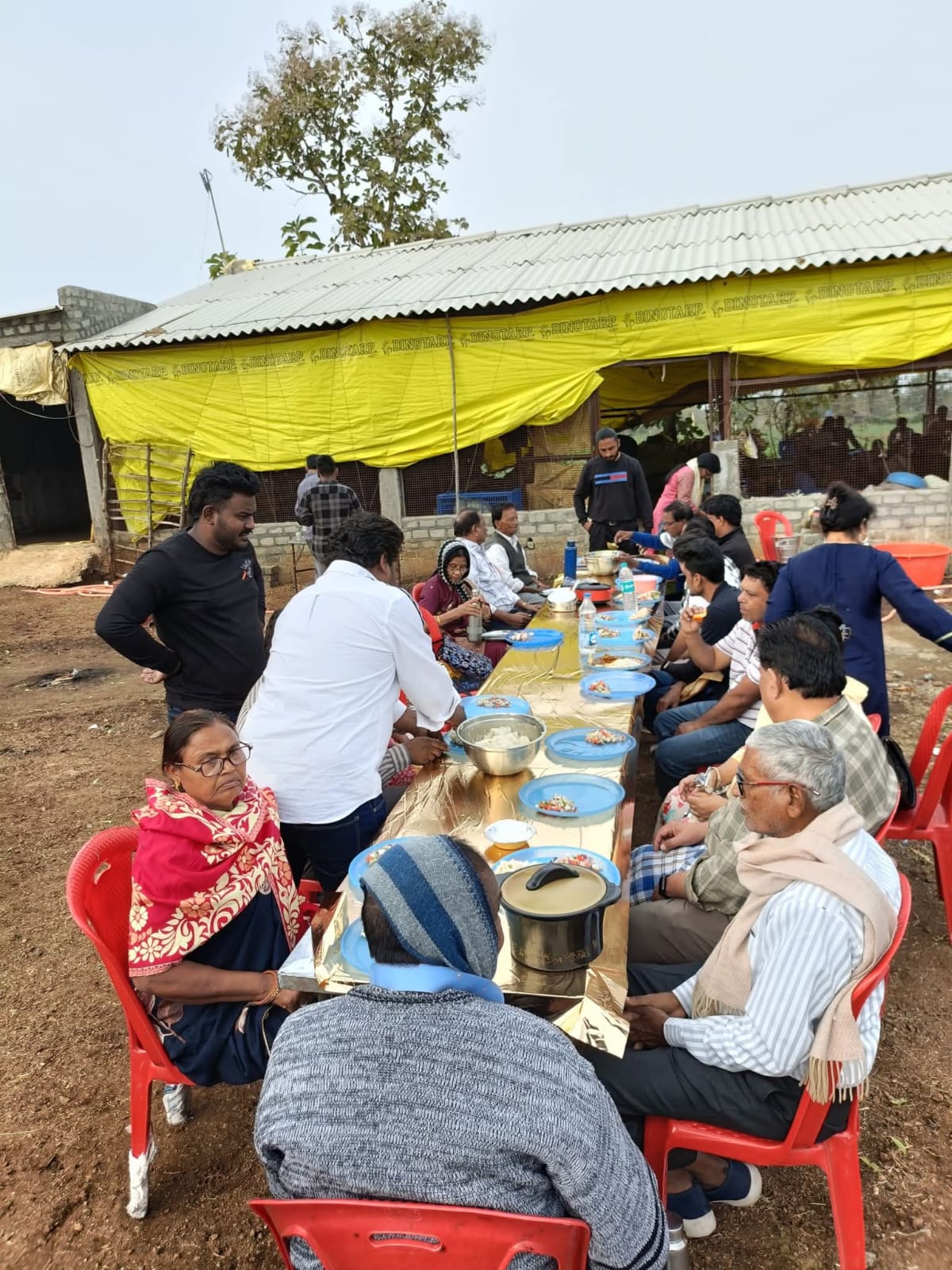 Church picnic farm house
